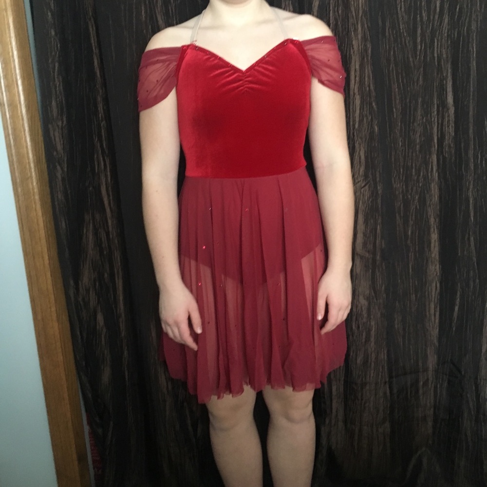 Red dress